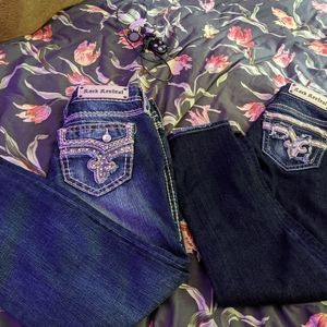 2 pairs of size 25 rock revival Capris